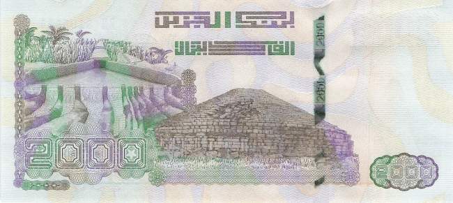 Algerien p.147a 2000 Dinars 2020